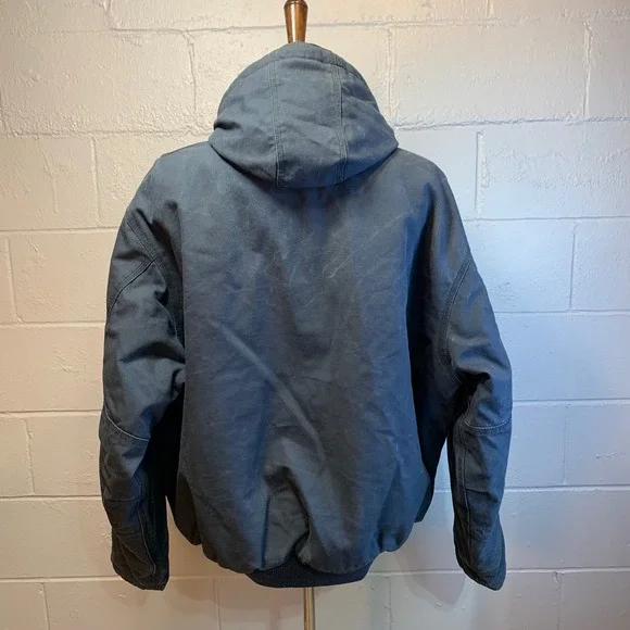 Walls Blizzard Pruf Double Fill Duck Hooded Insulated Jacket Blue Men 2X